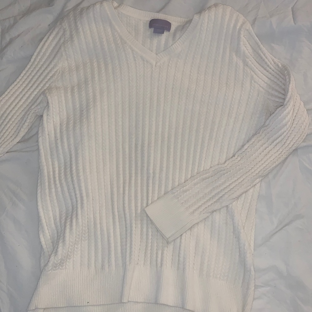 Knit v neck sweater